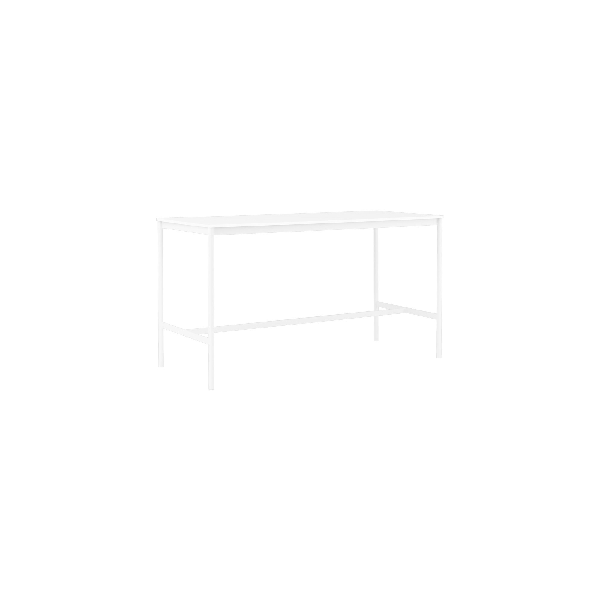 H95x190x85 - blanc/ABS - table haute Base - Muuto