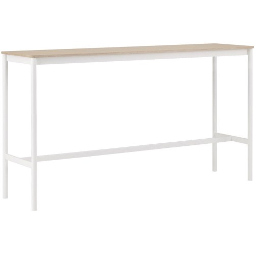 H95x190x50 - blanc/chêne - table haute Base - Muuto