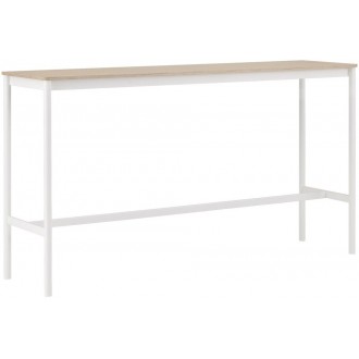 H105x190x50 - white/oak - high table Base