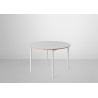 Ø110cm - blanc + contreplaqué - table Base - Muuto