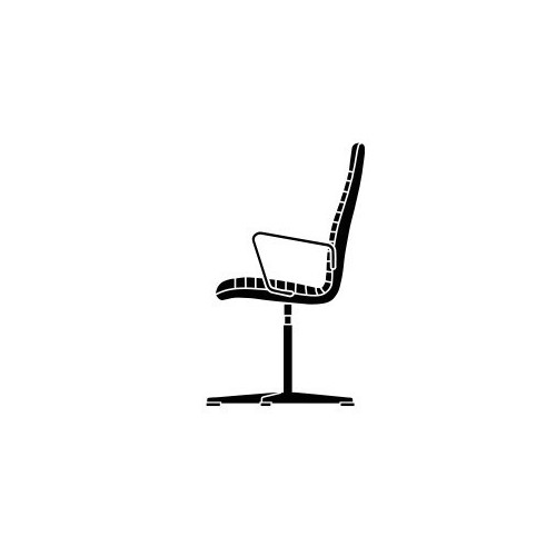 without castors - Rime 721 - medium back Oxford - Fritz Hansen