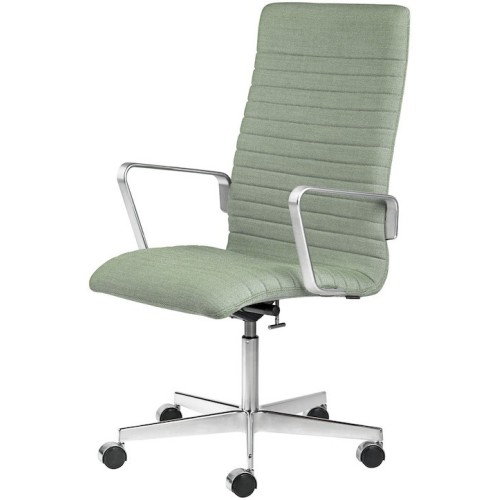 with castors - Rime 921 - medium back Oxford - Fritz Hansen