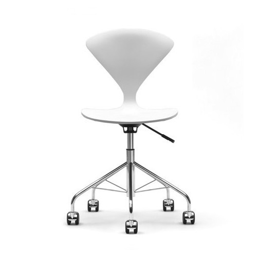 white lacquered oak - Cherner task chair