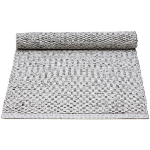 36x80cm - grey metallic / light grey - Svea table runner - Pappelina