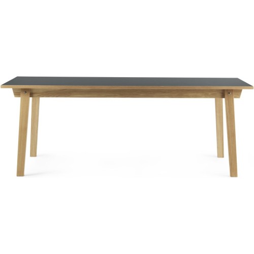 grey - 90x200cm - rectangular dining Slice table - Normann Copenhagen