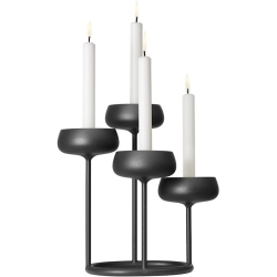 25.1 x 26.3cm - dark grey - candelabra Nappula