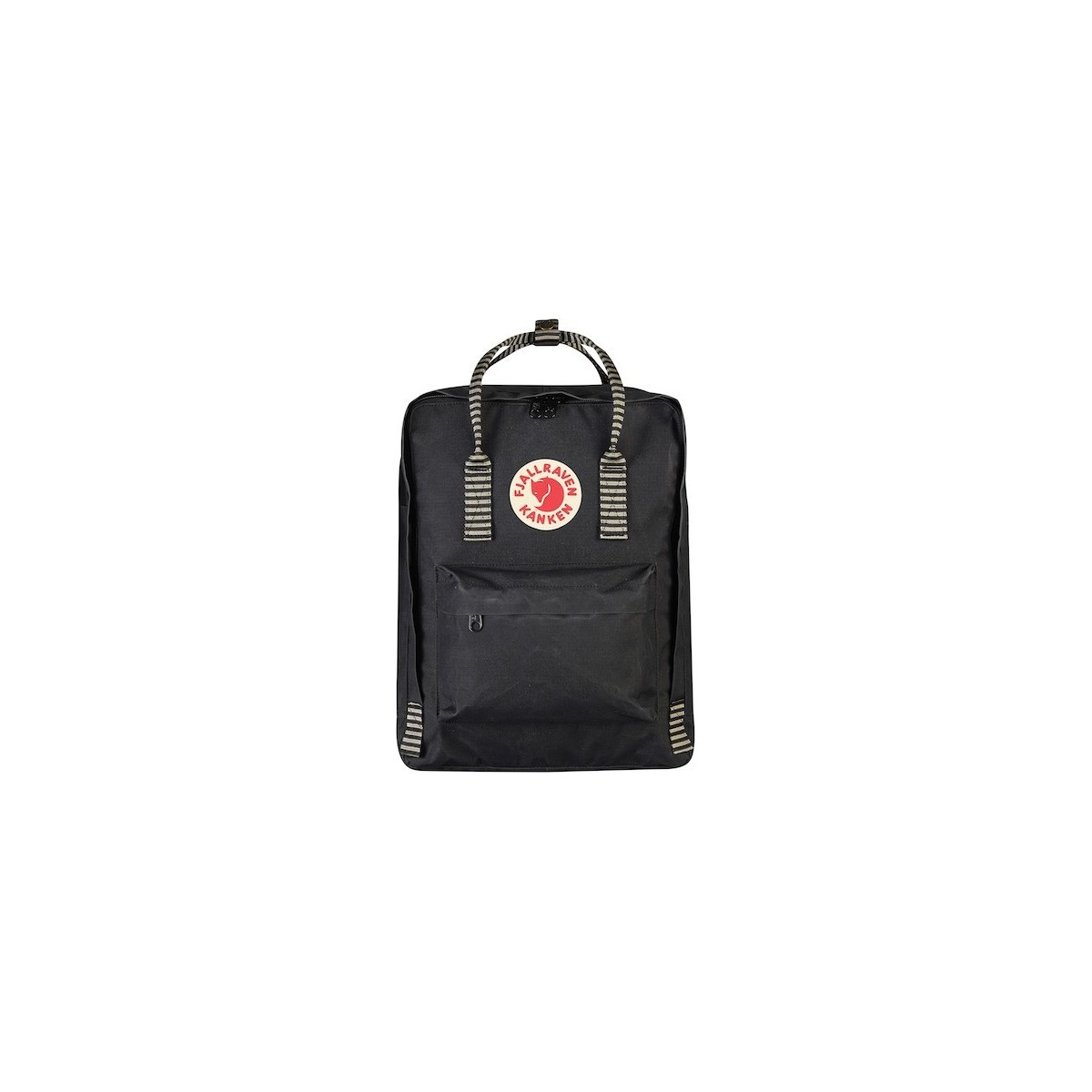 Fjallraven kanken store black striped