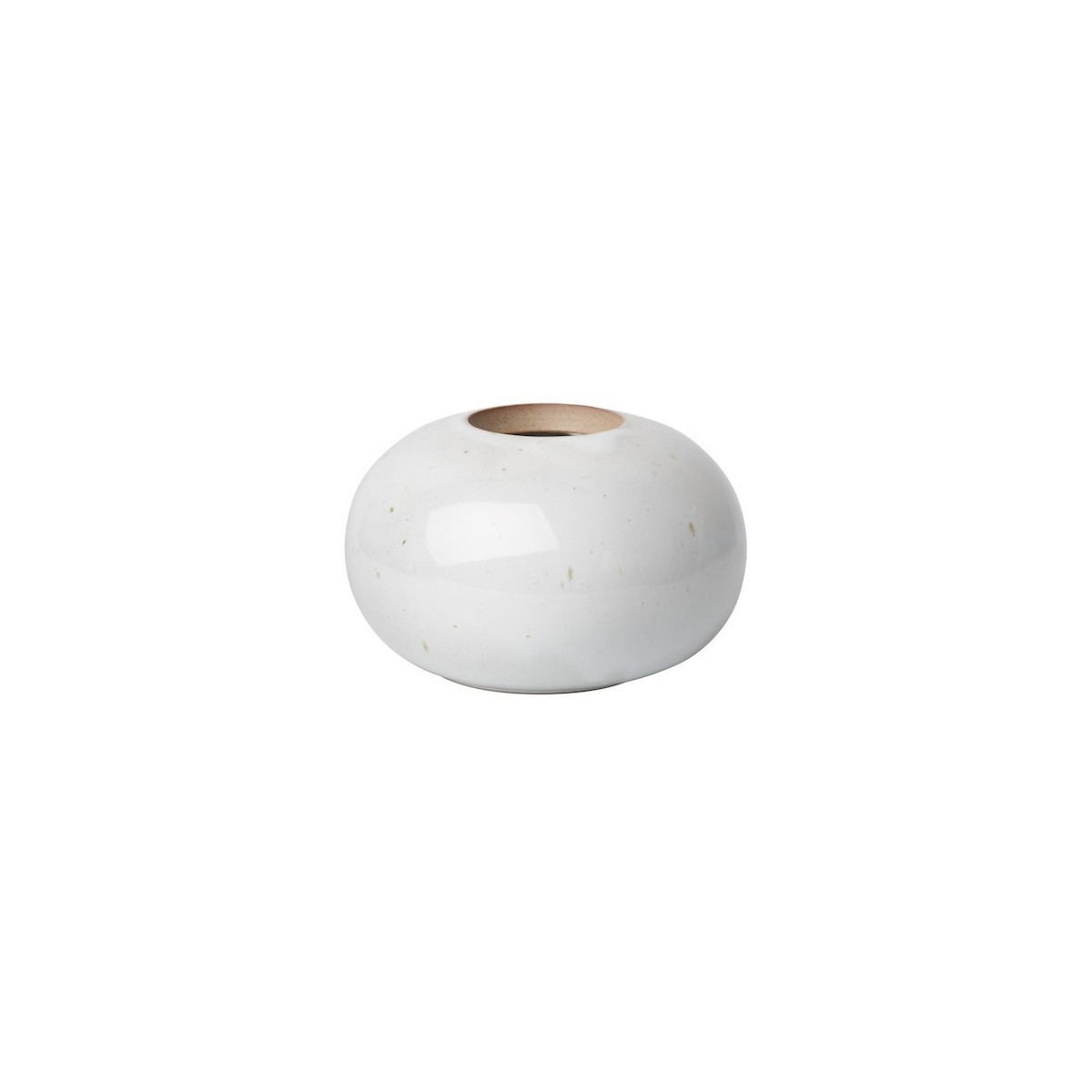 round vase - pale grey - japanese earthenware - Cecilie Manz - Fritz Hansen