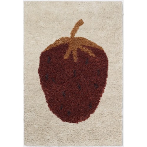 large - strawberry - Fruiticana tufted rug - Ferm Living