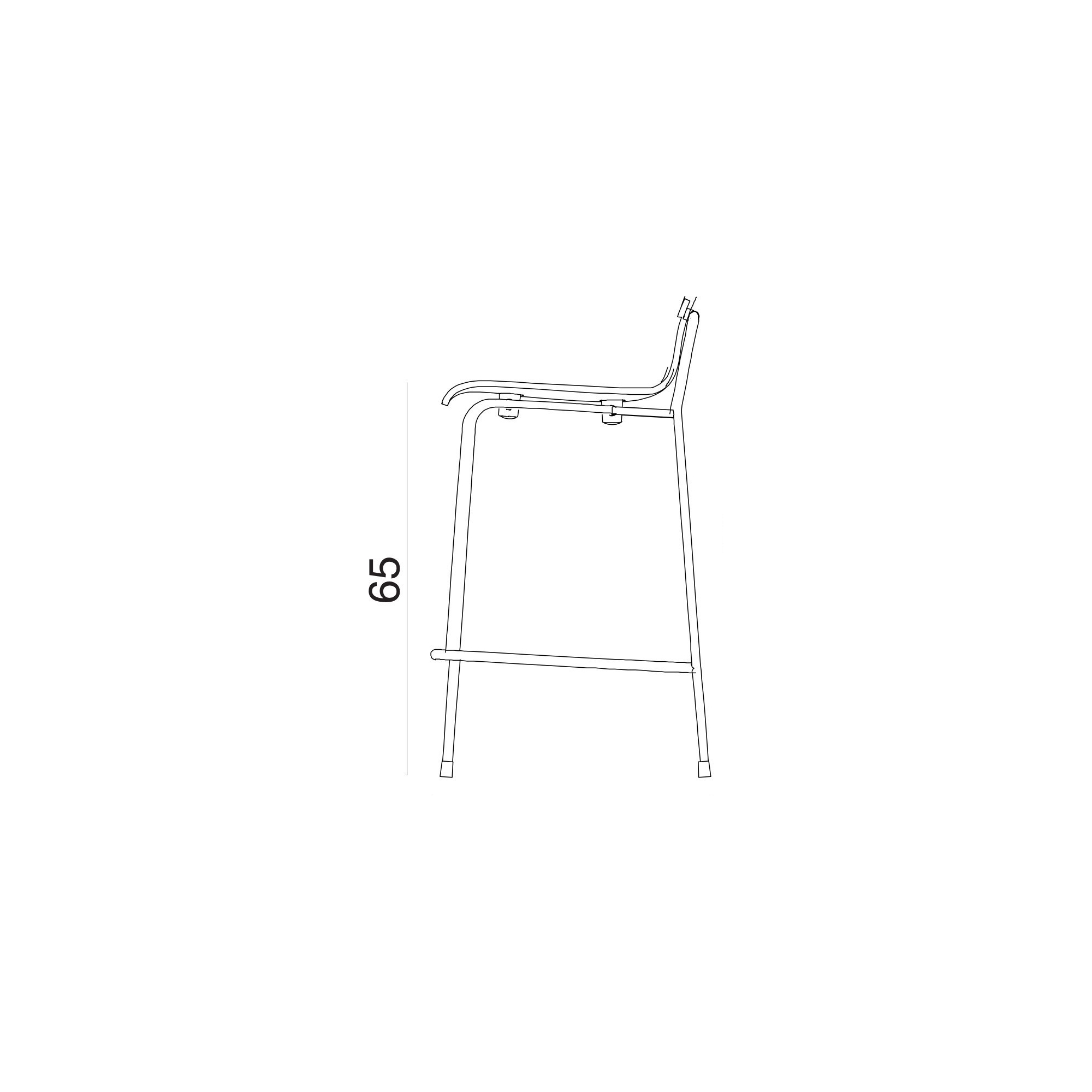 H65cm - tabouret Studio - Normann Copenhagen