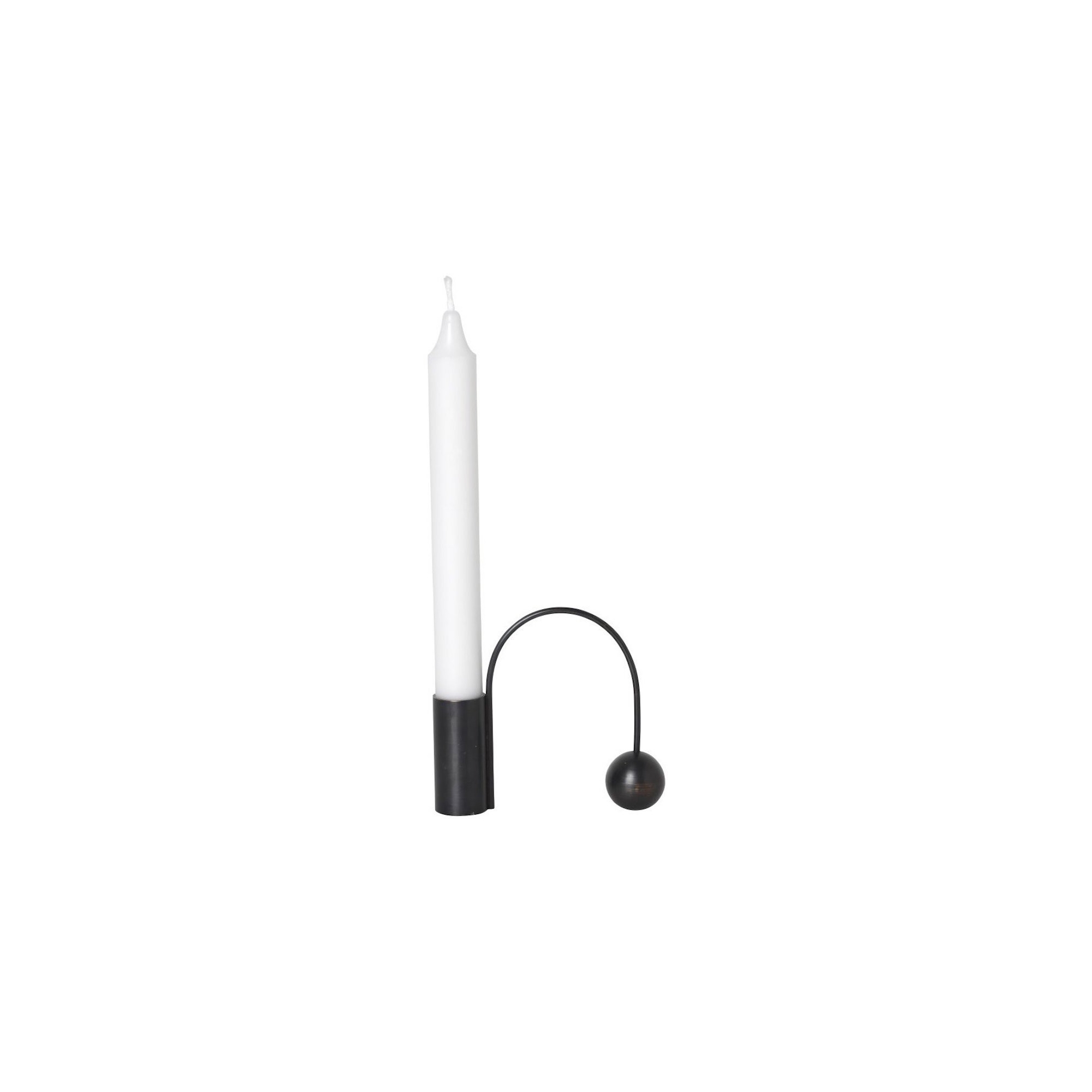 black brass - Balance candle holder - Ferm Living