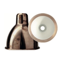 black / round raw copper-white - Gras 203 - wall lamp - DCW éditions