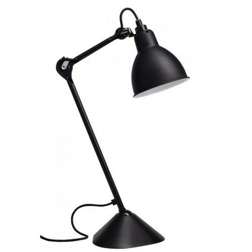 black / round black - Gras 205 - table lamp - DCW éditions