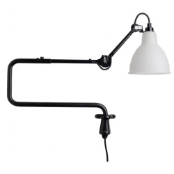 black / round polycarbonate - Gras 303 - wall lamp - DCW éditions