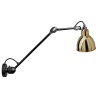 black / round brass - Gras 304 L 40 - wall lamp - DCW éditions