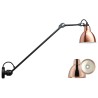 black / round copper, white inside - Gras 304 L 60 - wall lamp - DCW éditions