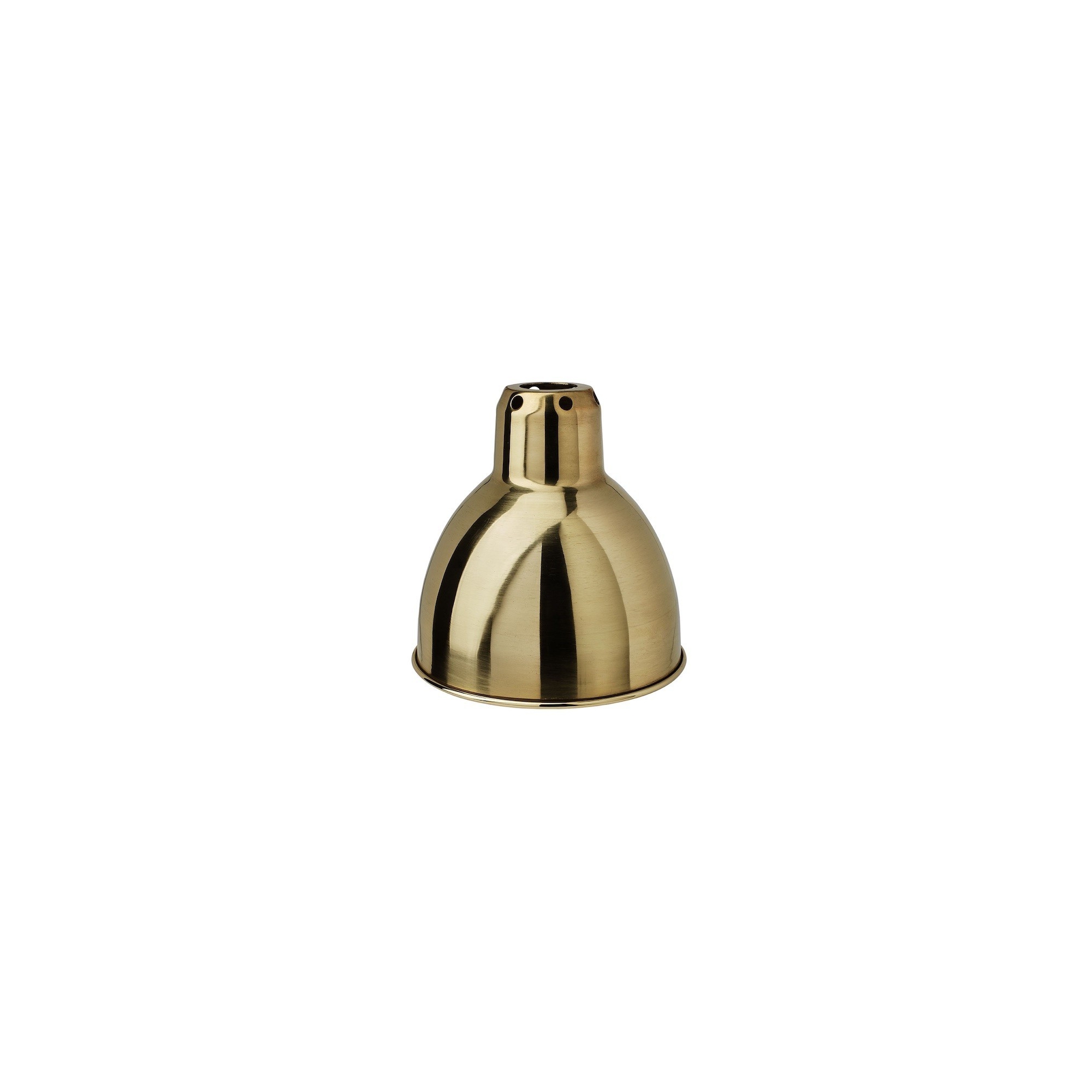 black / round brass - Gras 213 L double - wall lamp - DCW éditions