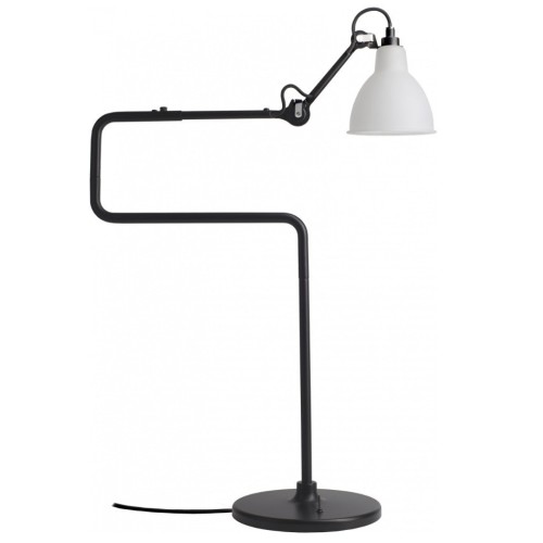 black / round polycarbonate - Gras 317 - table lamp - DCW éditions