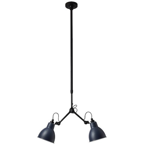 black / round blue - Gras 305 - ceiling lamp - DCW éditions