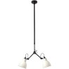 black / round polycarbonate - Gras 305 - ceiling lamp - DCW éditions