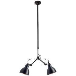 black / round black-copper - Gras 305 - ceiling lamp - DCW éditions