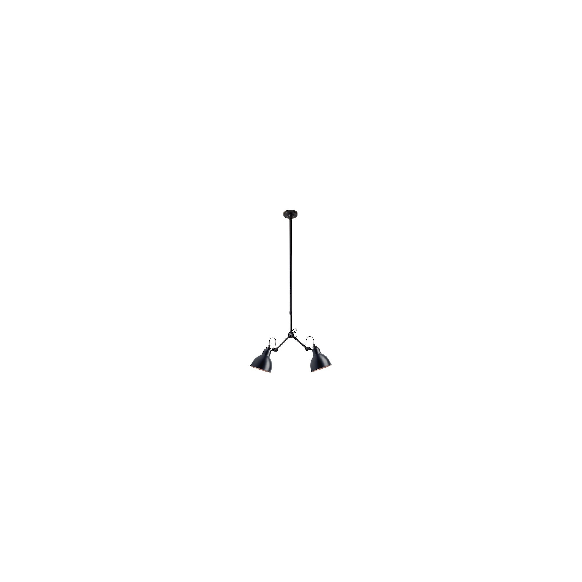 black / round black-copper - Gras 305 - ceiling lamp - DCW éditions