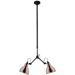 black / round copper - Gras 305 - ceiling lamp - DCW éditions