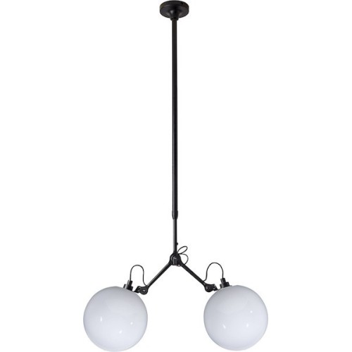 black / glassball Ø250mm - Gras 305 - ceiling lamp - DCW éditions