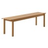 bench 170 burnt orange - Linear Steel - Muuto