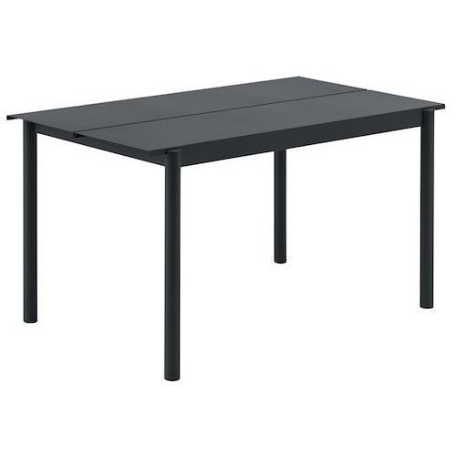 table 140 noire - Linear Steel - Muuto