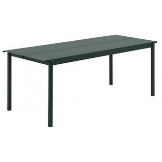 table 200 dark green - Linear Steel