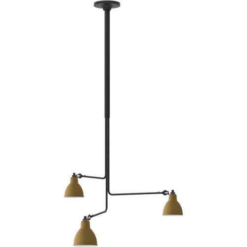 black / round yellow - Gras 315 - ceiling lamp (BL-YELLOW) - DCW éditions