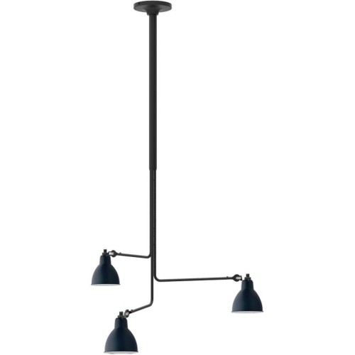 black / round blue - Gras 315 - ceiling lamp (BL-BLUE) - DCW éditions