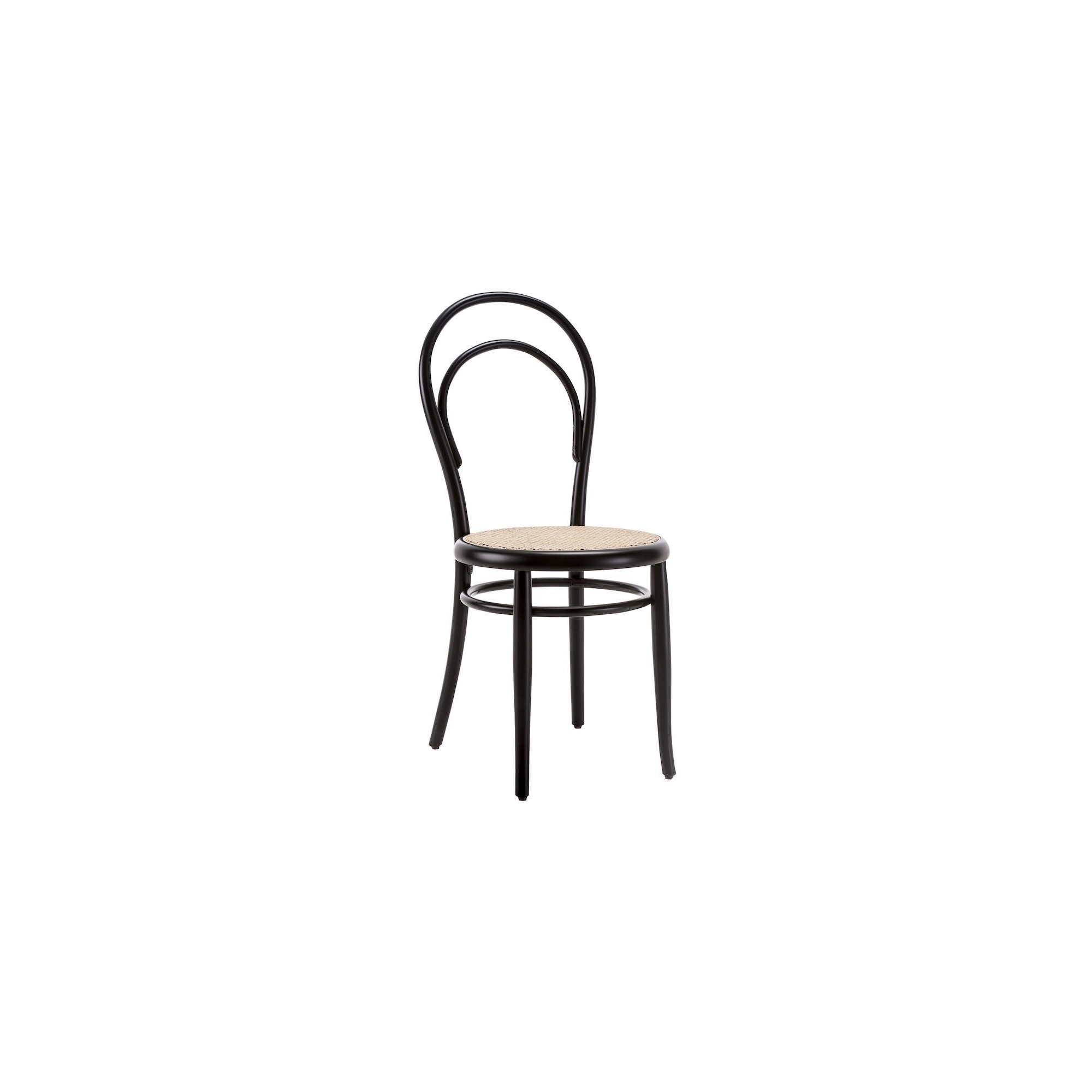 black beech + woven cane seat - N.14 chair