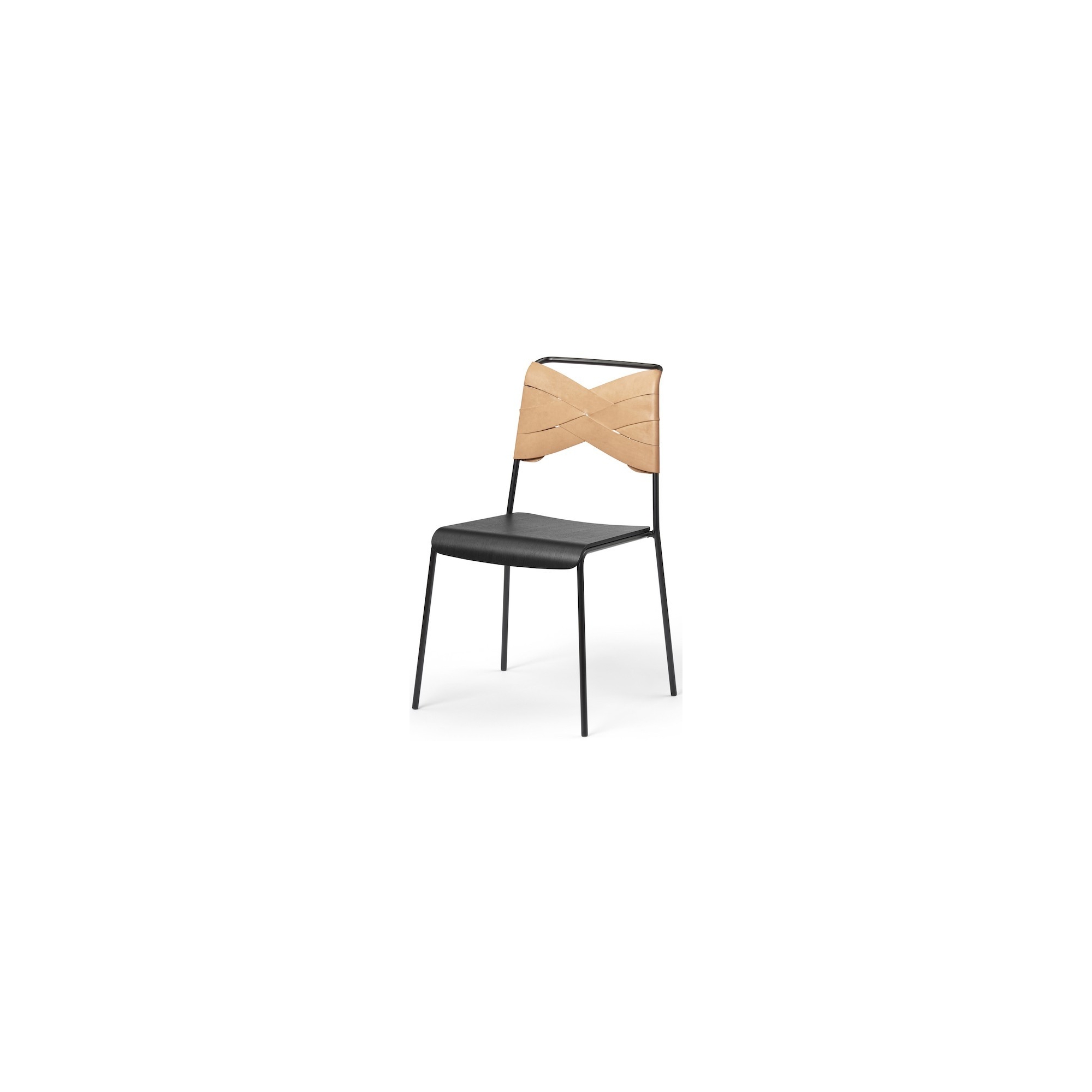 SOLD OUT black/black/natural - Torso chair - Design House Stockholm