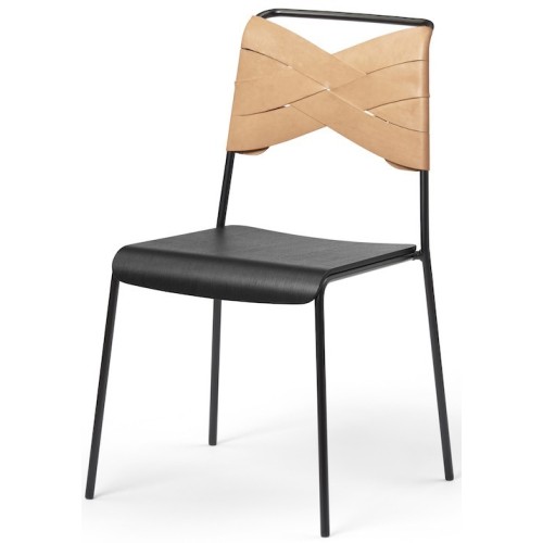 SOLD OUT black/black/natural - Torso chair - Design House Stockholm