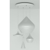 Beat Range Round - white / brass - Tom Dixon