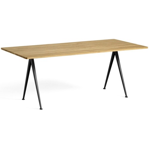 L190 - clear lacquered oak - Pyramid table 2 - HAY