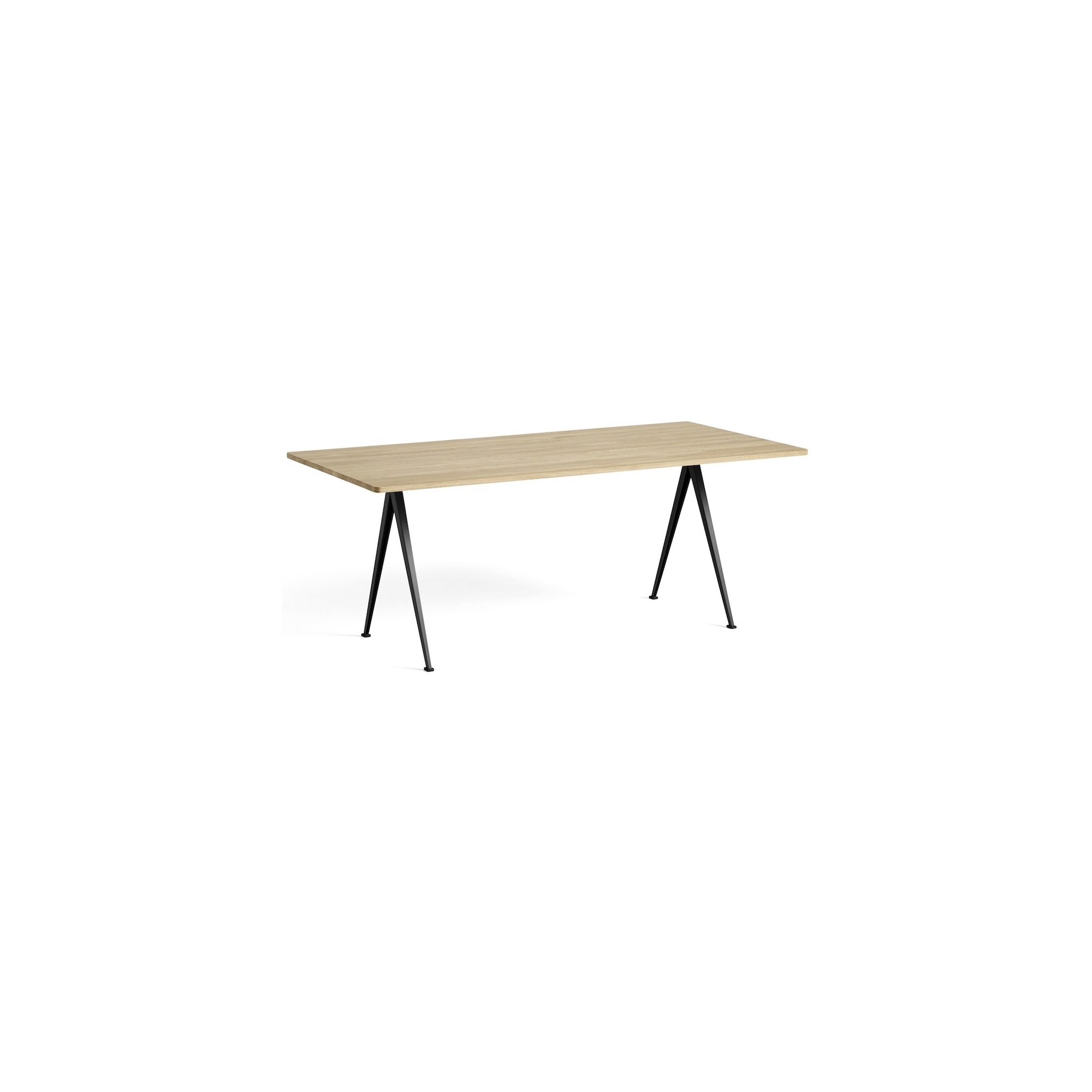 L250 - matt lacquered oak - Pyramid table 2 - HAY