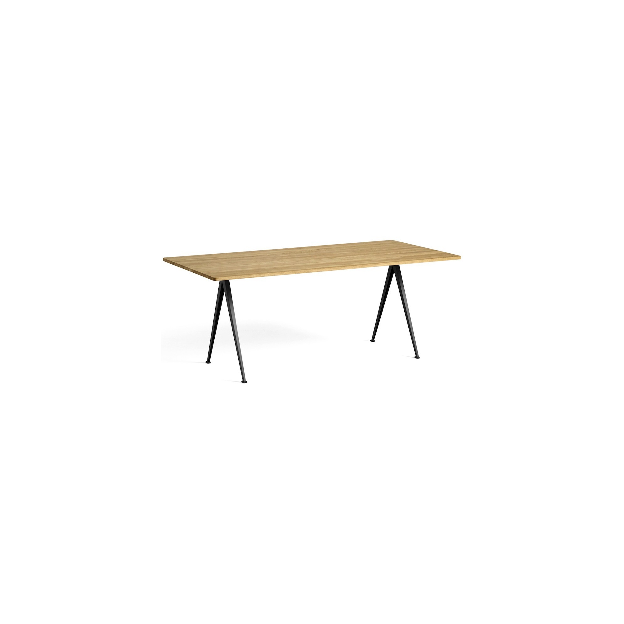 L250 - clear lacquered oak - Pyramid table 2 - HAY