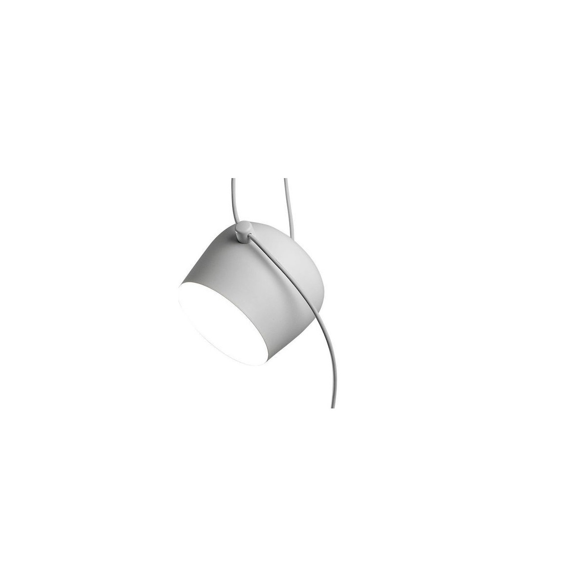 H21xØ24,3cm - white - Aim wall plug - Flos