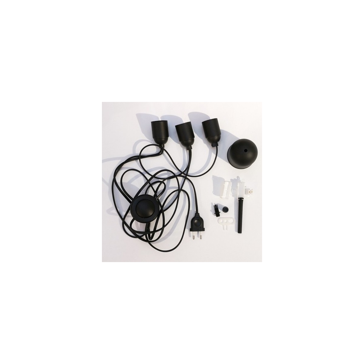 electrical kit - 3 sockets - for Akari pendant lamp - Isamu Noguchi