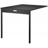 Folding Table - Black Stained Ash/Black - String Furniture