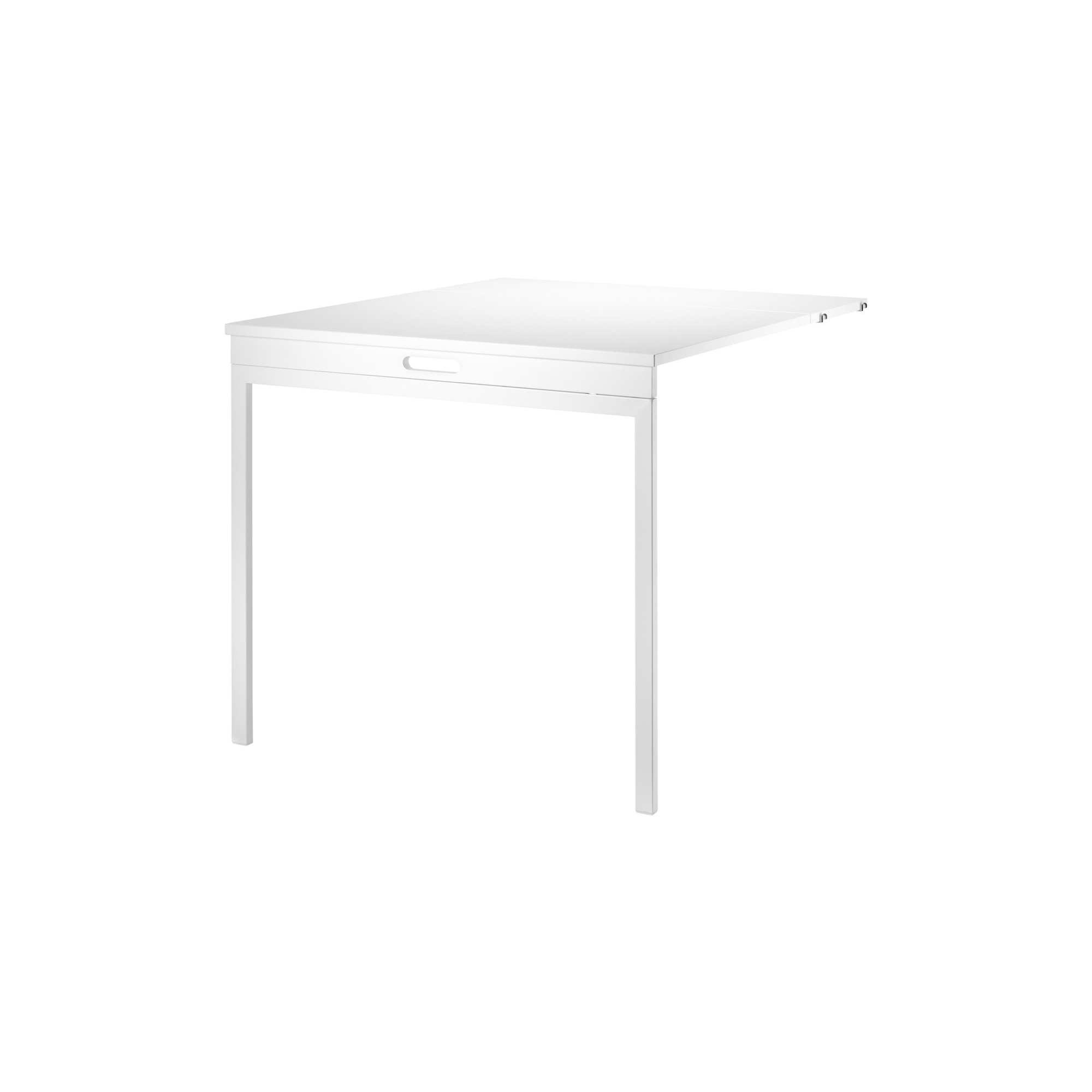 Folding Table - White/White - String Furniture