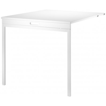 Folding Table - White/White - String Furniture