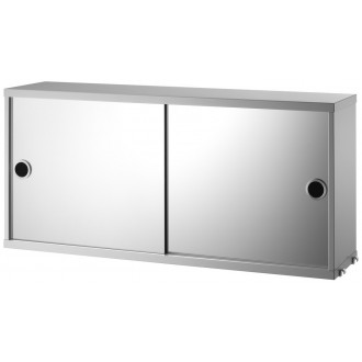 Mirror cabinet - grey - W78xD20xH37 cm