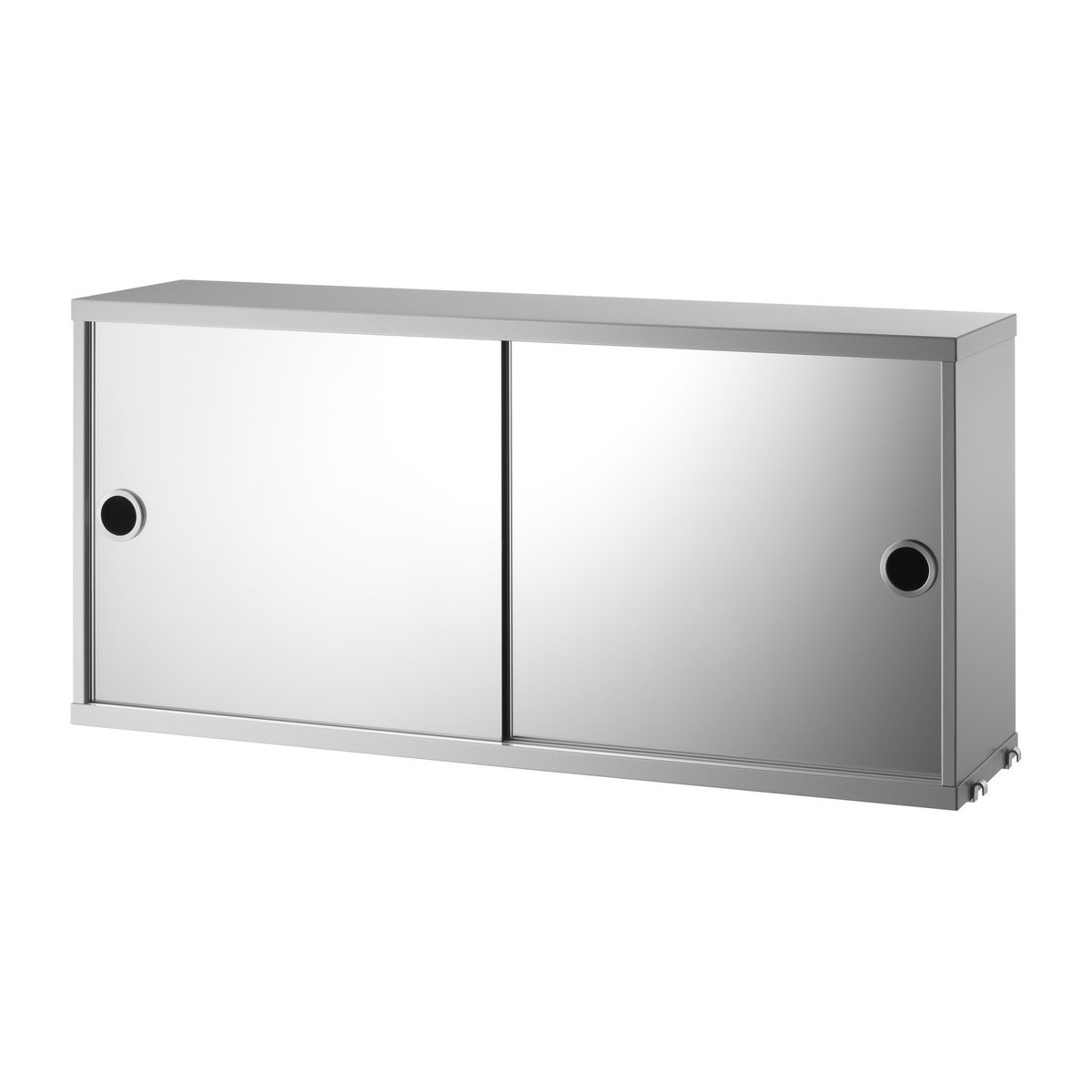 Mirror cabinet - grey - W78xD20xH37 cm