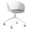 Hallingdal 126 seat - white shell - white base - AAC24 - HAY