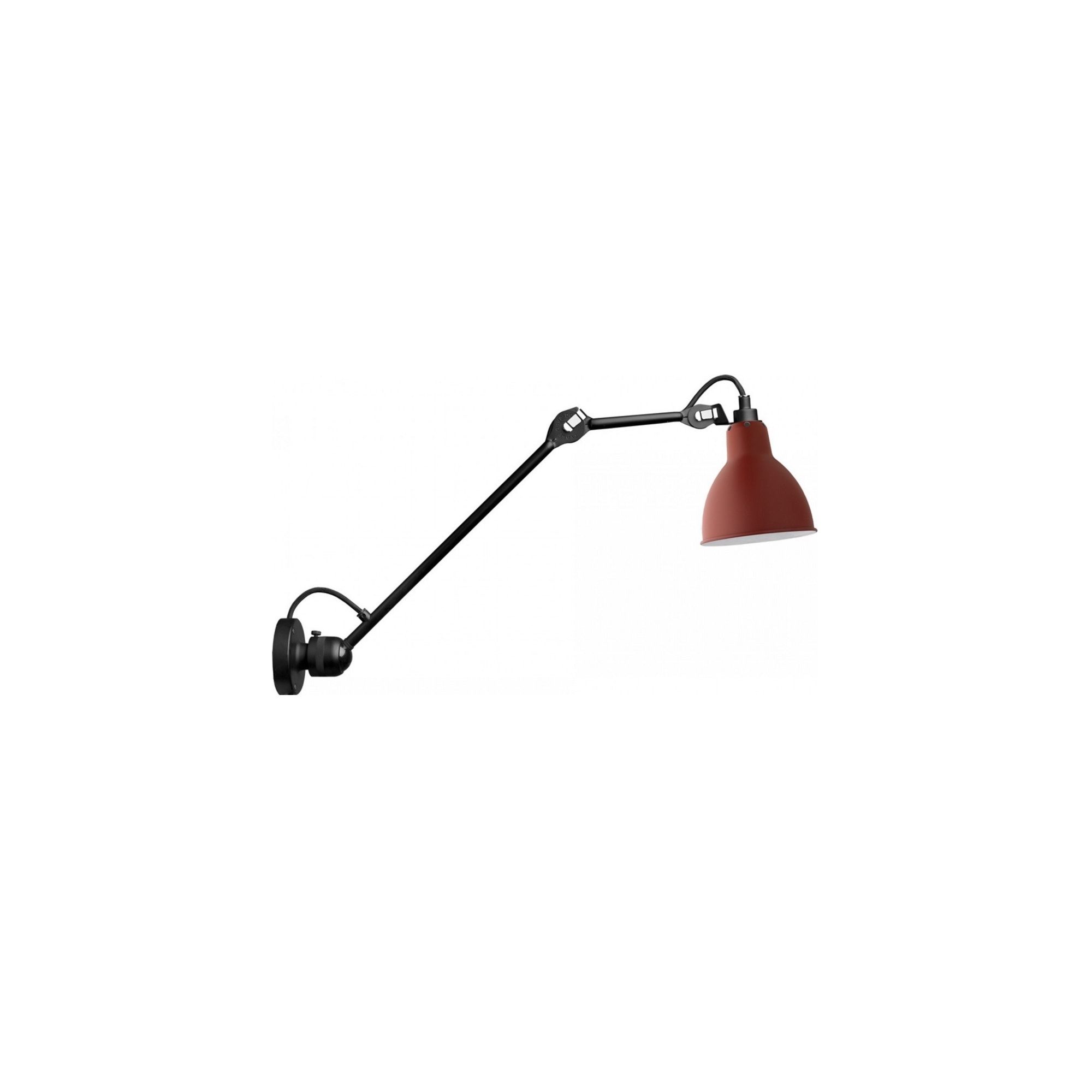 black / round red - Gras 304 L 40 - wall lamp - DCW éditions