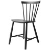 DISPLAY - black painted beech - J46 chair (sort)